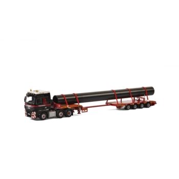 WSI410211 - MAN TGX XXL met MAMMOET 4-assige dieplader