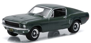 GREEN44723 - FORD Mustang GT FASTBACK 1968 Groen in blister