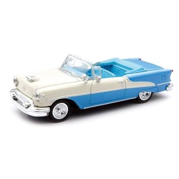 NEW48013Y - OLDSMOBILE Super 88 cabrio beige en blauw