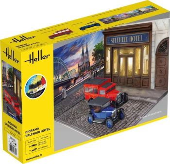 HEL52330 - Startpakket met verf en accessoires - Prachtig hoteldiorama om zelf in elkaar te zetten