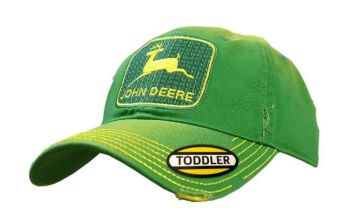 MC53080295GR - Groene pet met JOHN DEERE-logo voor kinderen