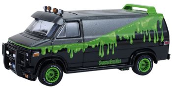 GREEN54120-A - Zwarte GMC Vandura uit 1983 - Petey Da Fool uit de Garbage Pail Kids-serie, nog in de originele verpakking.