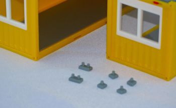 MSM5549/01 - 4 enkele poten voor terreinbungalow - miniatuur