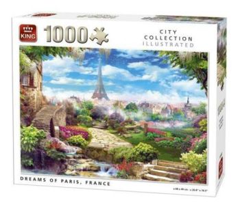 KING55983 - 1000 stukjes puzzel Dromen van Parijs - Frankrijk