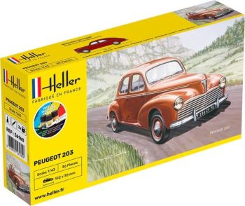 HEL56160 - Startpakket met verf en accessoires - PEUGEOT 203 om zelf te monteren