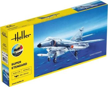 HEL56360 - Startset met verf en accessoires - DASSAULT Super-Etendard om zelf te monteren