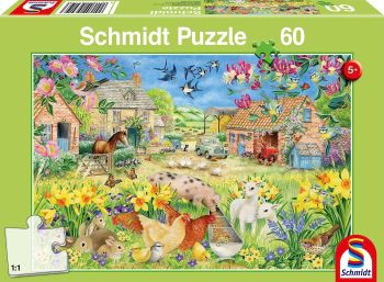 SCM56419 - 60 stukjes puzzel Mijn kleine boerderij