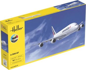HEL56436 - Startpakket met verf en accessoires - AIRBUS A380 Air France om zelf in elkaar te zetten