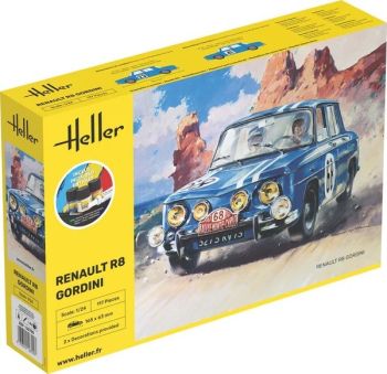 HEL56700 - Startpakket met lak en accessoires - RENAULT R8 #68 GORDINI om zelf te monteren