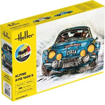 HEL56745 - Startset met verf en accessoires – Alpine A110-1600S