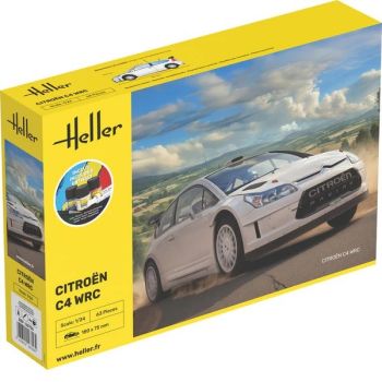 HEL56756 - Startpakket met lak en accessoires - CITROEN C4 WRC om zelf te monteren