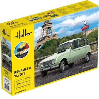 HEL56759 - Startset met lak en accessoires - RENAULT 4TL/GTL om zelf te monteren