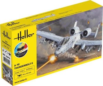 HEL56912 - Startpakket met verf en accessoires - FAIRCHILD A-10 Thunderbolt II militair vliegtuig