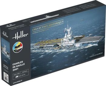 HEL57072 - Startset met verf en accessoires – Slagschip Charles de Gaulle