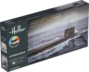 HEL57075 - Startpakket met verf en accessoires - Redoutable U-Boat S/M onderzeeër