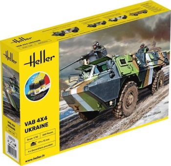 HEL57130 - Startpakket met verf en accessoires - VAB 4x4 voertuig - Oekraïne