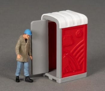 MSM5750/04 - Bouwtoilet – Rood – L.24,4 x B.22,4 x H.45,4 mm