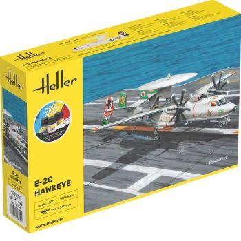 HEL58300 - Startpakket met verf en accessoires - GRUMMAN E-2C Hawkeye