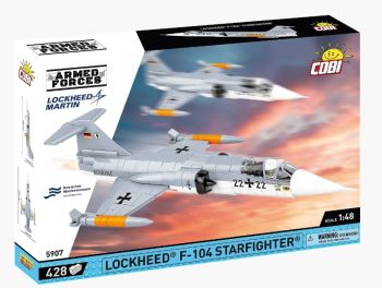 COB5907 - Lockheed F-104 Starfighter jachtvliegtuig - 428 onderdelen