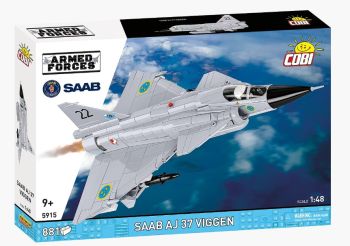 COB5915 - Saab AJ 37 Viggen jachtvliegtuig - 881 onderdelen