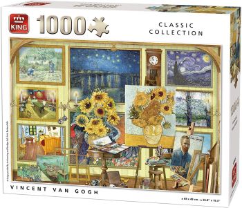 KING55865 - Puzzel 1000 stukjes Vincent VAN GOGH