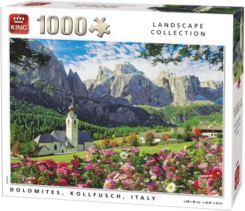 KING55940 - Puzzel 1000 stukjes dolomieten kollfuchs in Italië