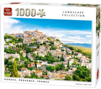 KING55981 - Puzzel 1000 stukjes Gordes Provence in Frankrijk