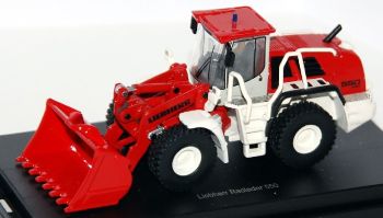 SCH26029 - Wiellader LIEBHERR 550 rood Schaal: 1/87