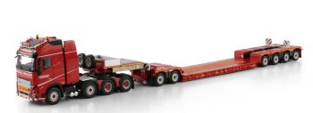 WSI6073370 - VOLVO FH5 Globetrotter XL 8x4 met 2+4-assige NOOTEBOOM dieplader