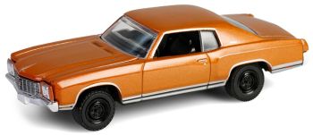 GREEN62040-B - CHEVROLET Monte Carlo 1971 oranje uit de film The Crow in blisterverpakking
