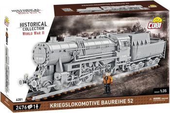 COB6281 - KRIEGSLOKOMOTIVE Baureihe 52 Locomotief - 2476 onderdelen