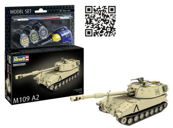 REV63361 - MODEL SET - Tank M109 A2 om te monteren met verf