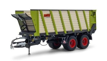 UH6656 - Aanhangwagen KAWECO Radium 250 Groen CLAAS met rollen