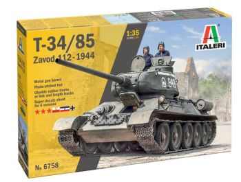 ITA6758 - T34/85 Zavod 112 1944 tank om te monteren en te schilderen