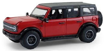 GREEN68070-C - FORD Bronco 2024 rood uit de serie SHOWROOM FLOOR in blisterverpakking