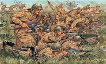 ITA6057 - Russische infanterie om te schilderen