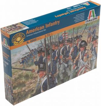 ITA6060 - Amerikaanse infanterie van 1775 om te schilderen