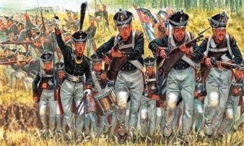 ITA6073 - Russische infanterie - Napoleontische oorlogen om te schilderen