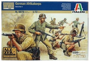 ITA6076 - Duitse Afrikakorps van de Tweede Wereldoorlog om te schilderen