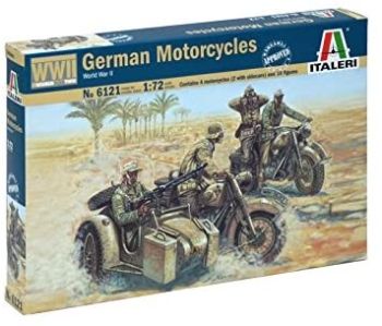 ITA6121 - Duitse motorfietsen om te monteren en te schilderen