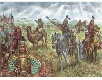 ITA6124 - Mongoolse cavalerie om te schilderen