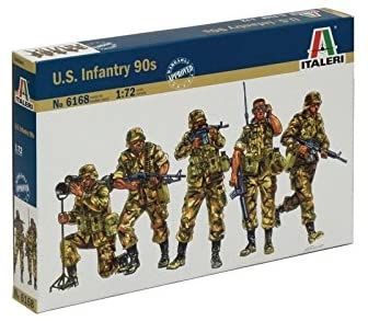 ITA6168 - 90's Amerikaanse infanterie om te schilderen