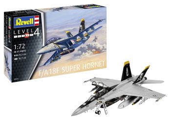 REV63834 - MODEL-SET F/A-18F Super Hornet gevechtsvliegtuig met verf om in elkaar te zetten