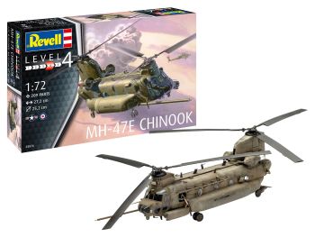 REV63876 - MH-47E Chinook-helikoptermodelset met schilderij om te monteren