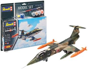 REV63879 - Modelset Gevechtsvliegtuig F-104 G Starfighter RN met schilderij om in elkaar te zetten