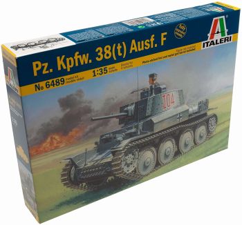 ITA6489 - Tank Pz.Kpfw 38(t) Ausf. F om te monteren en te schilderen