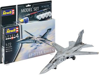 REV64974 - Modelset EF-111A Raven met schilderij om in elkaar te zetten