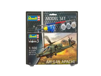 REV64985 - Modelset AH-64A Apache met schilderij om te monteren