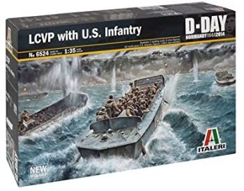 ITA6524 - LCVP met Amerikaanse infanterie om te monteren en te schilderen