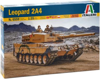 ITA6559 - LEOPARD 2A4 tank om te monteren en te schilderen